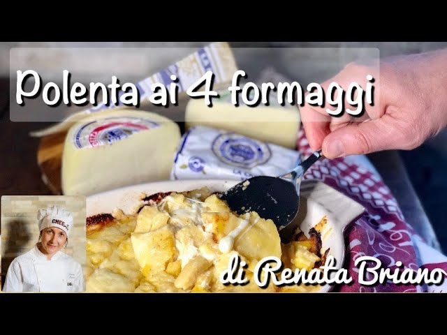 polenta ai 4 formaggi al forno