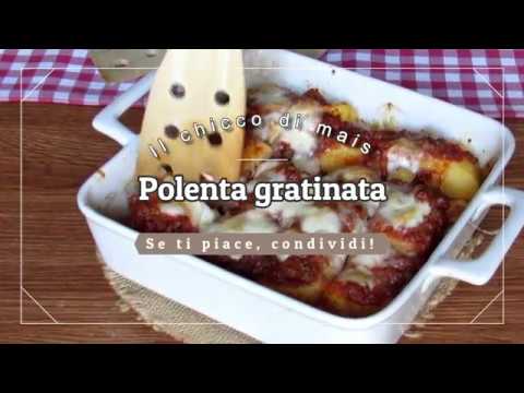 polenta al forno con sugo e mozzarella