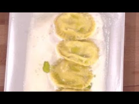 ravioli di baccalà e patate condimento