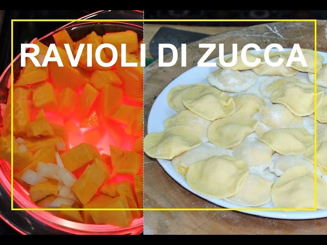 ravioli di zucca condimento senza burro