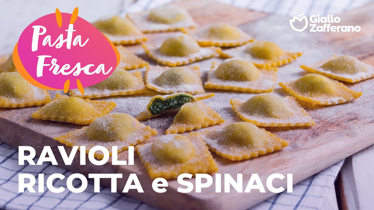 ravioli ricotta e spinaci condimento light