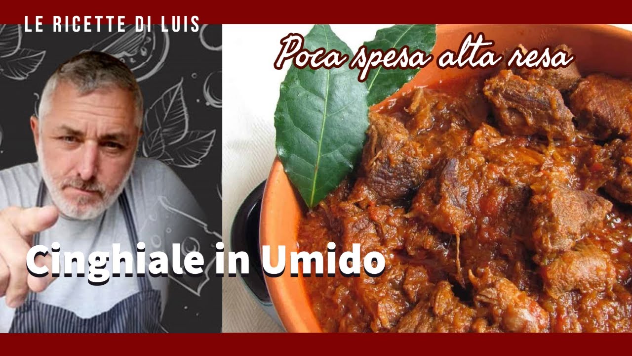 ricetta cinghiale in umido alla toscana