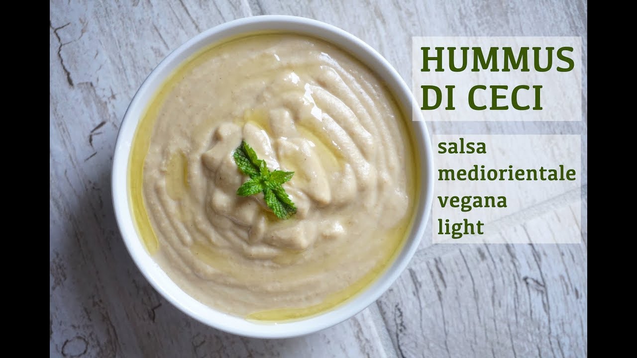 salsa mediorientale a base di ceci
