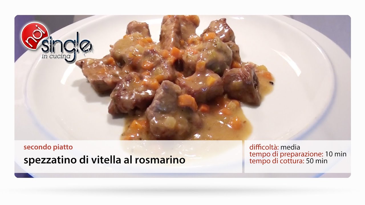 spezzatino di vitello in bianco con rosmarino