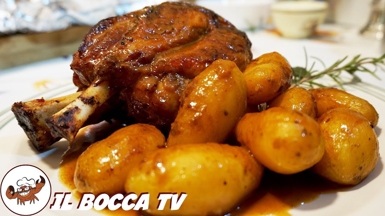 stinco di maiale in umido con patate