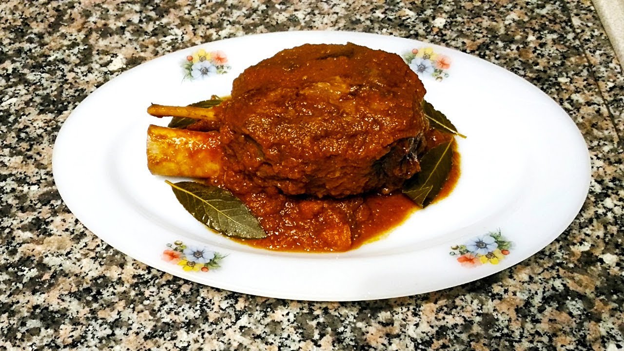 stinco di maiale in umido con verdure