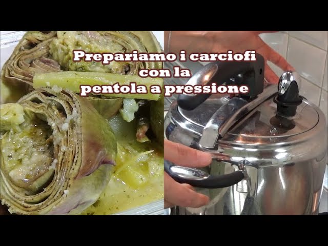 tempo cottura carciofi in pentola a pressione