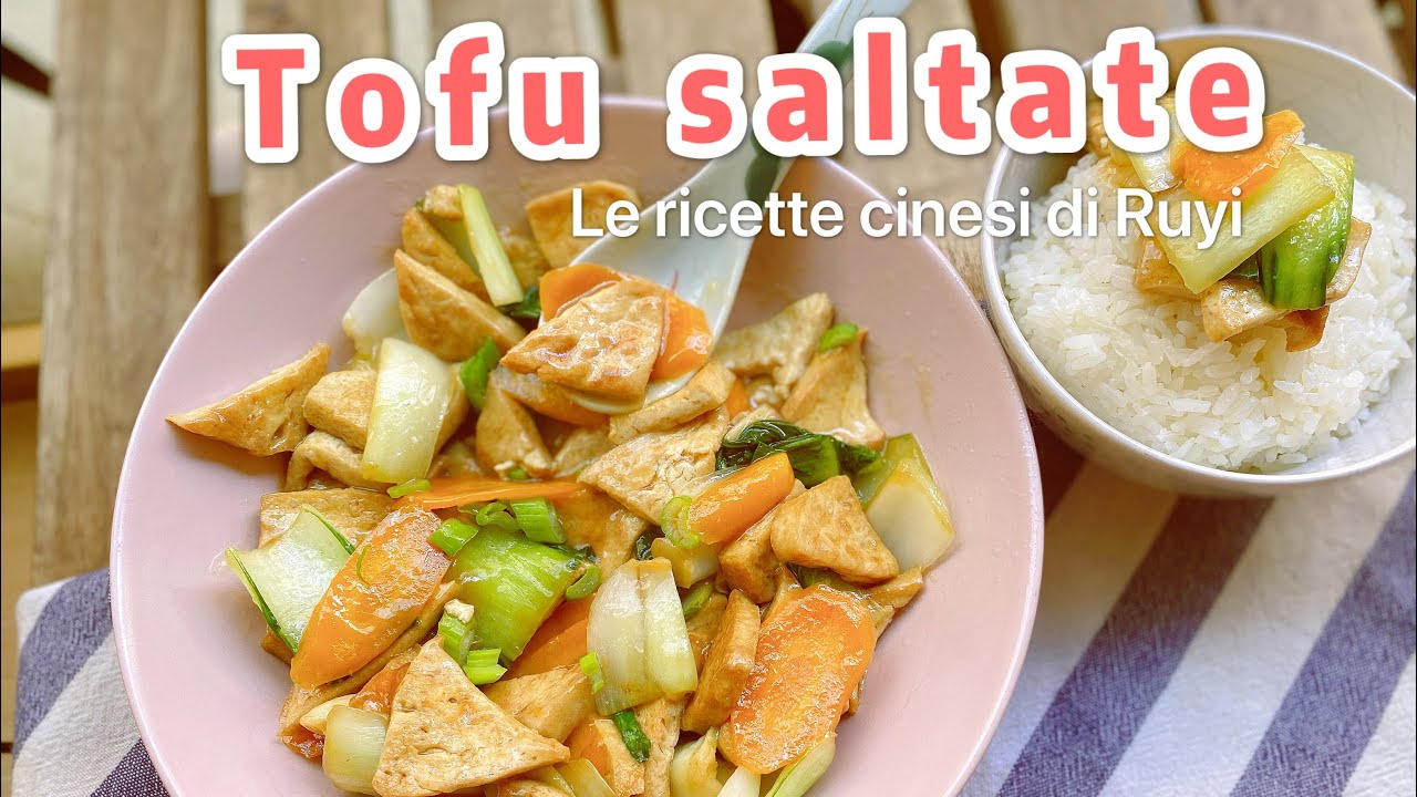 tofu in padella con salsa di soia