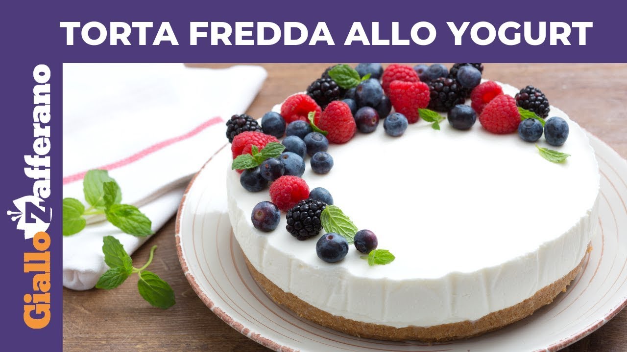 torta con formaggio spalmabile e yogurt
