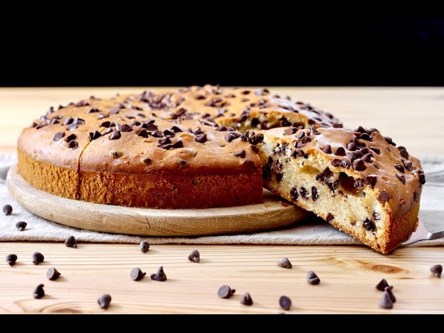 torta con gocce di cioccolato senza latte