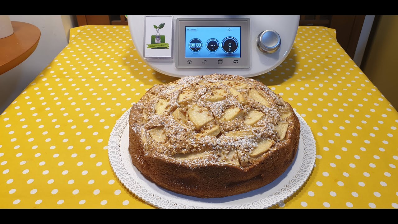 torta di mele bimby con yogurt e nocciole