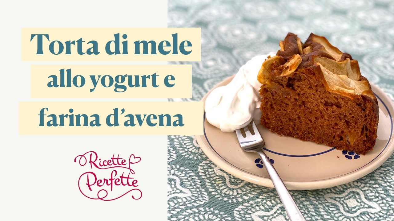 torta di mele vegan con yogurt