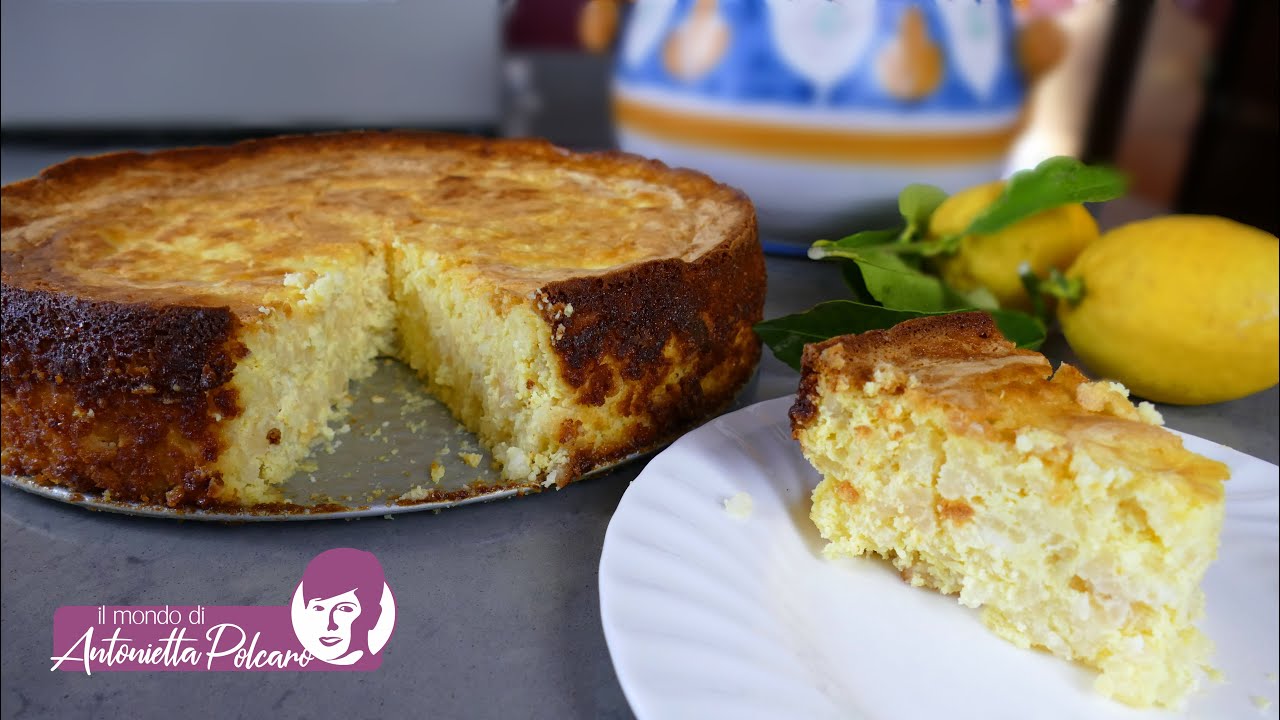 torta di riso e ricotta senza frolla