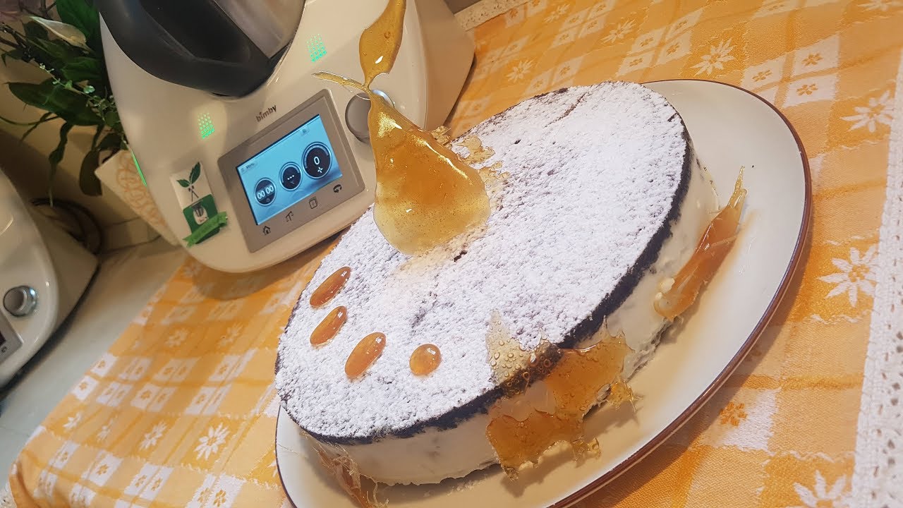 torta ricotta e pere con bimby