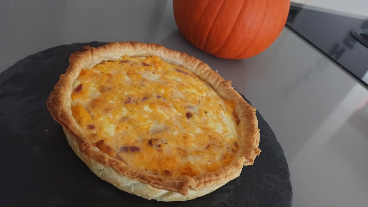 torta salata con zucca e stracchino