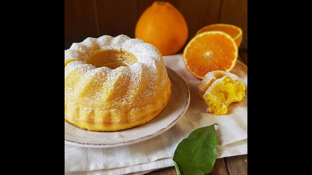 torta sofficissima all'arancia senza burro bimby