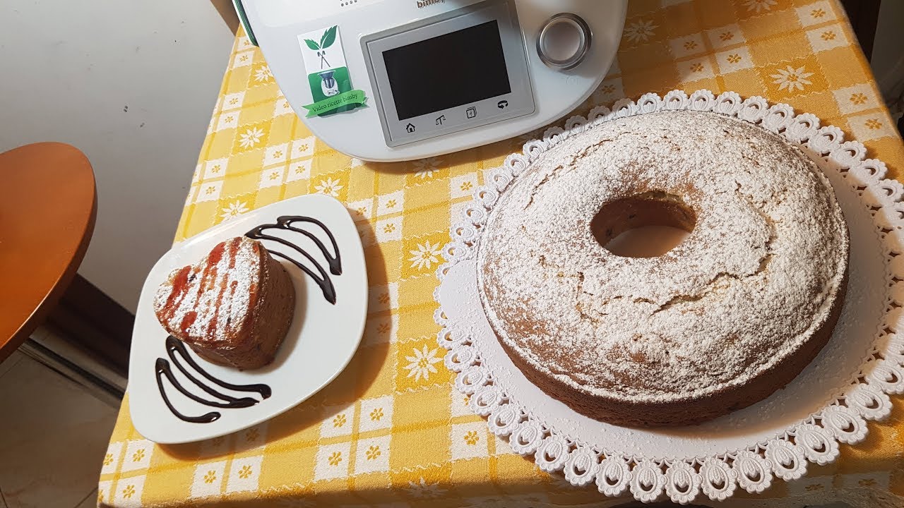 torta yogurt e gocce di cioccolato bimby