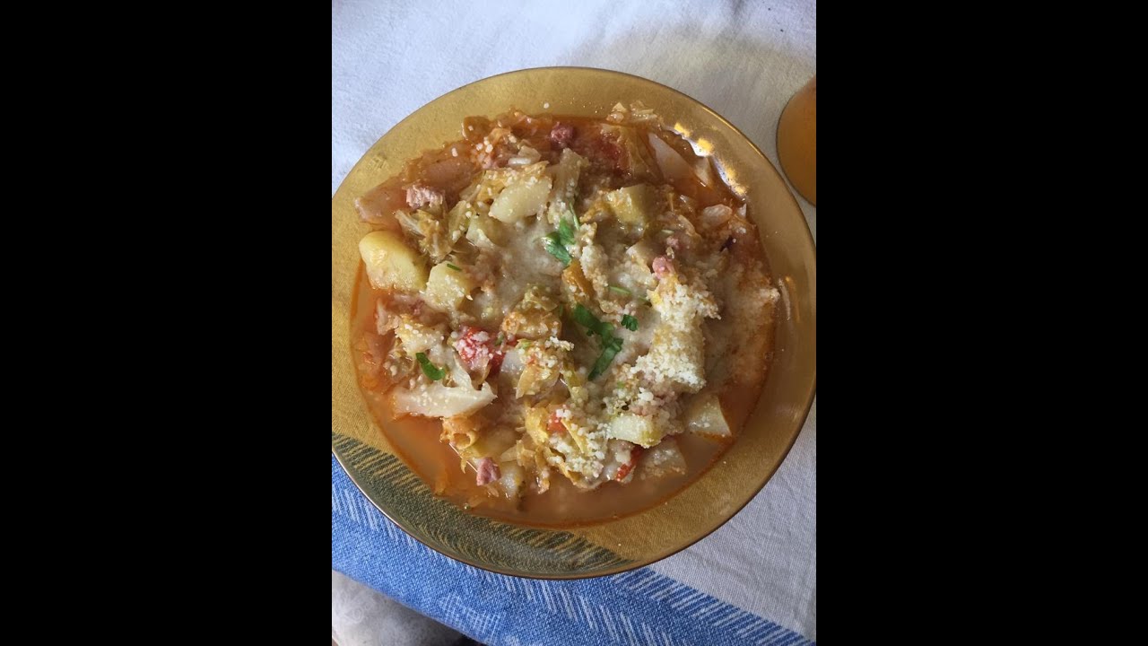 verza e patate con il bimby