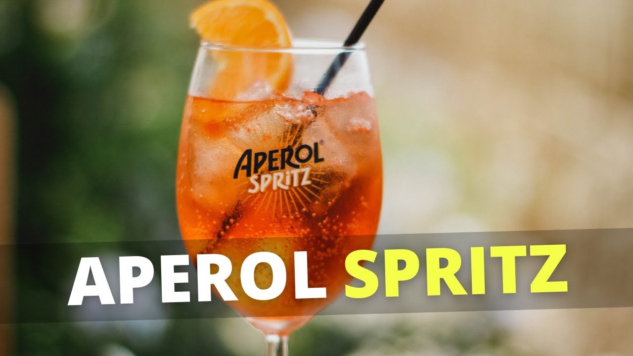 aperitivo con aperol e acqua tonica