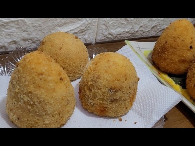 arancini di riso in friggitrice ad aria