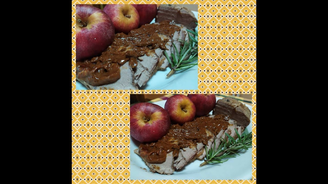 arrosto di vitello con le mele