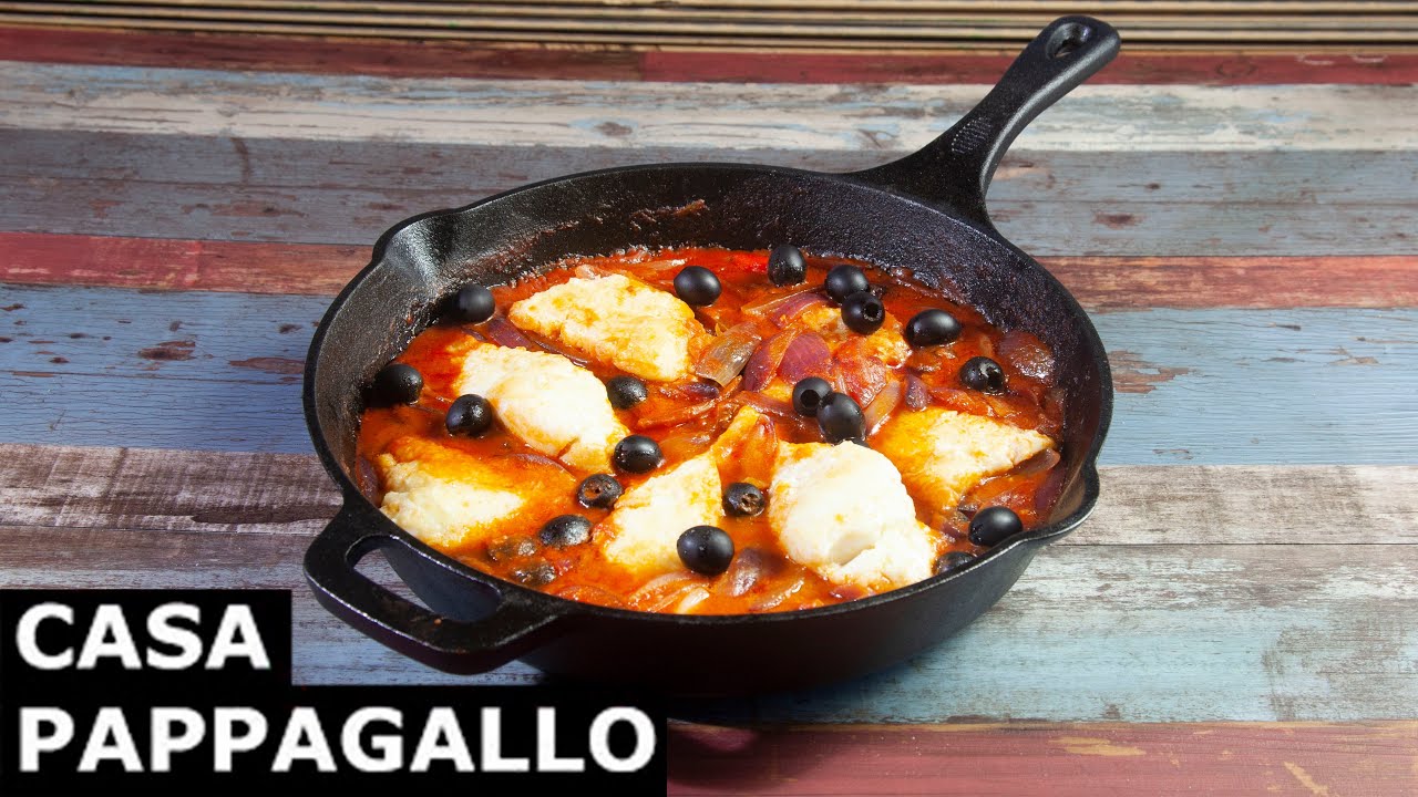 baccalà con patate e cipolle in padella