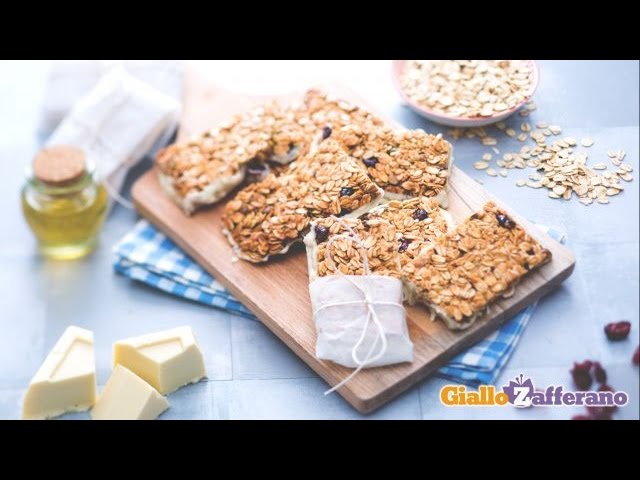 barrette muesli e cioccolato fatte in casa
