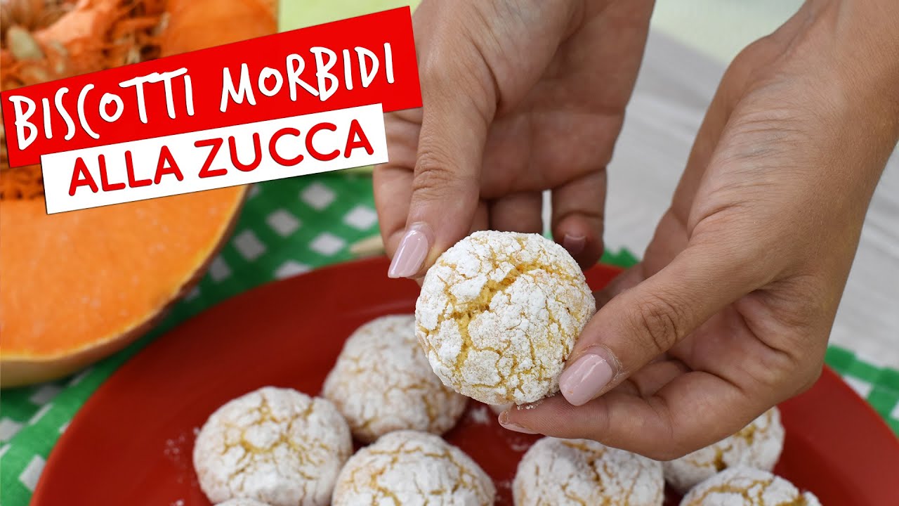 biscotti morbidi alla zucca e mandorle