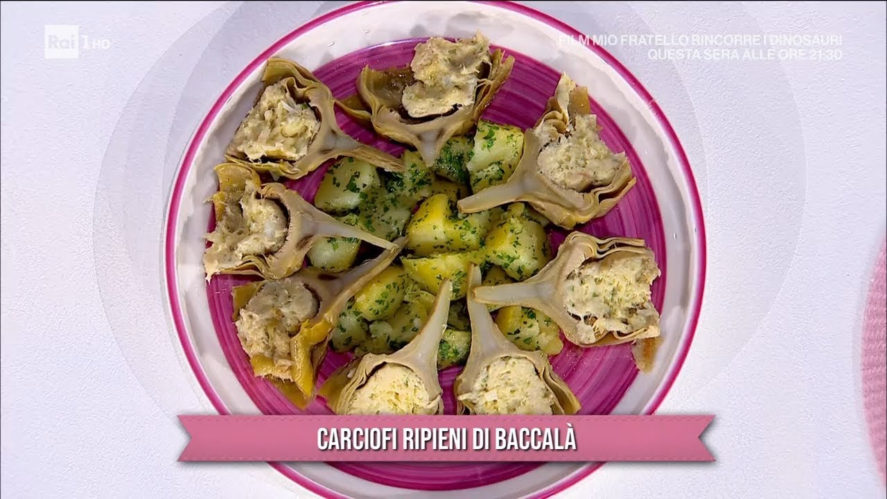 carciofi ripieni di baccala e patate
