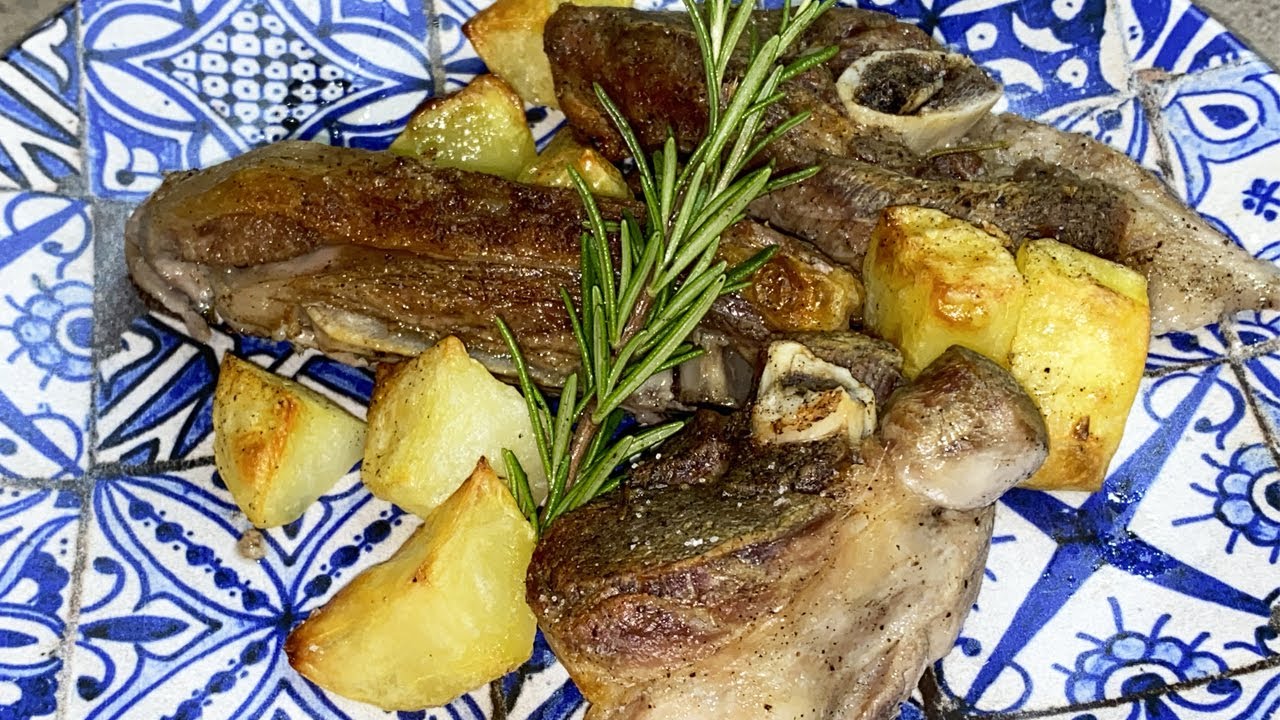 carne di pecora al forno con patate