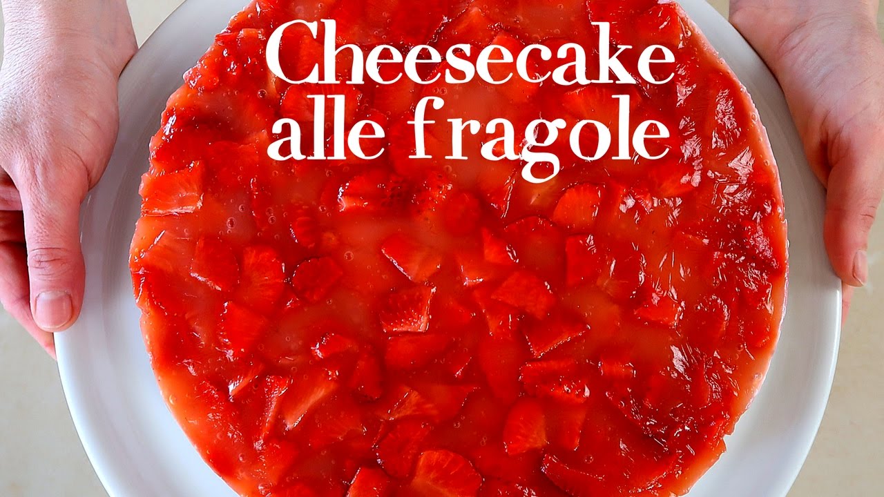 cheesecake alle fragole con ricotta e philadelphia