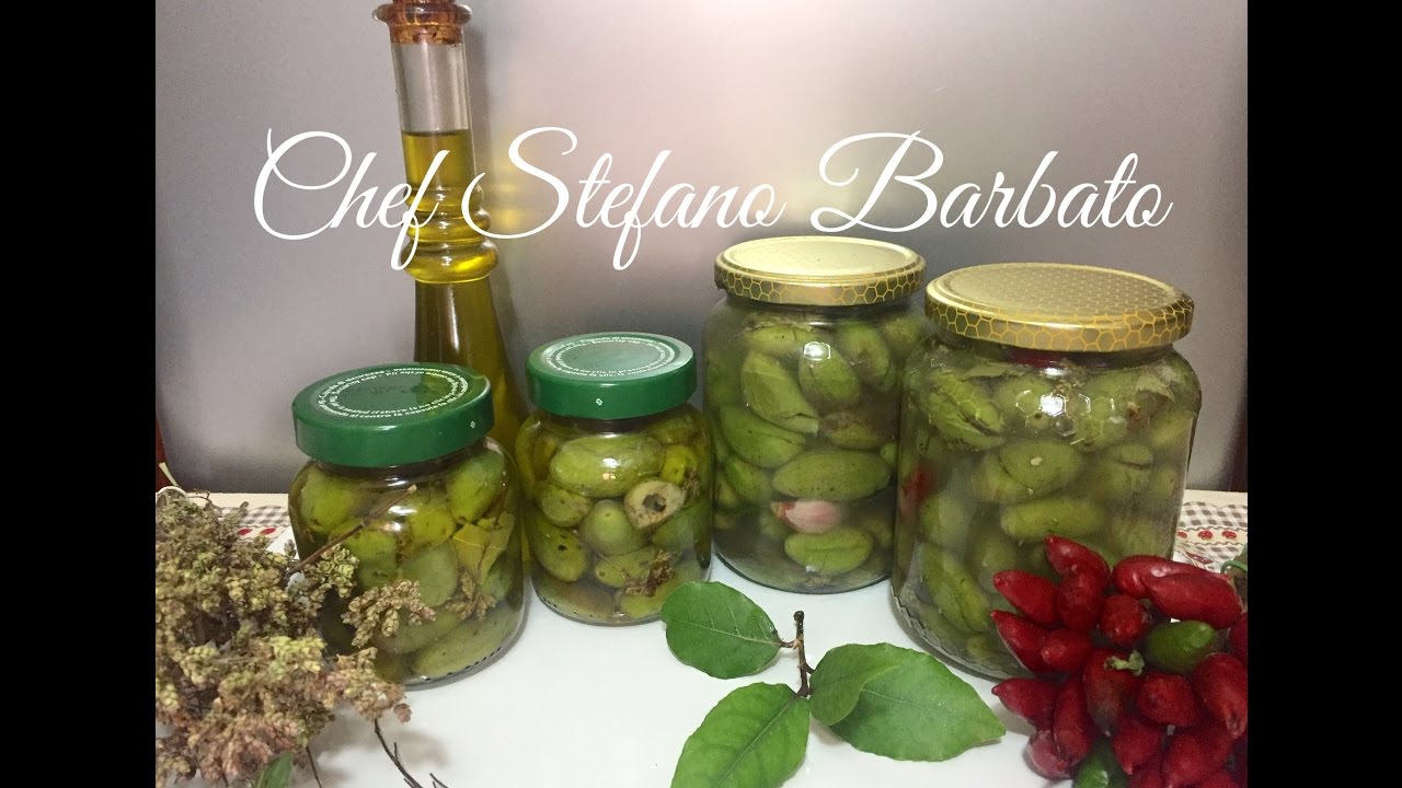 come conservare le olive verdi schiacciate