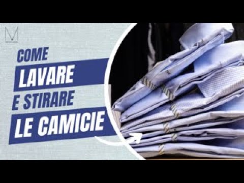 come lavare le camicie in lavatrice
