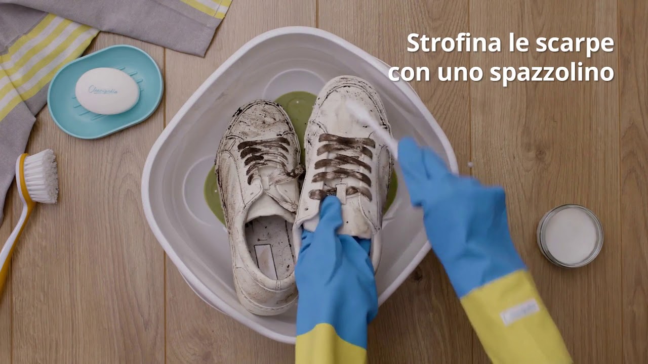 come lavare scarpe bianche di tela
