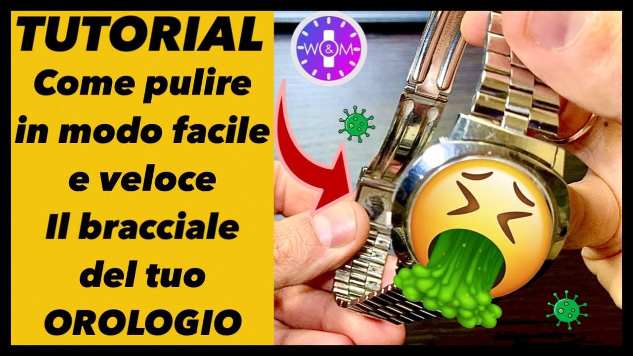 come pulire un orologio in acciaio