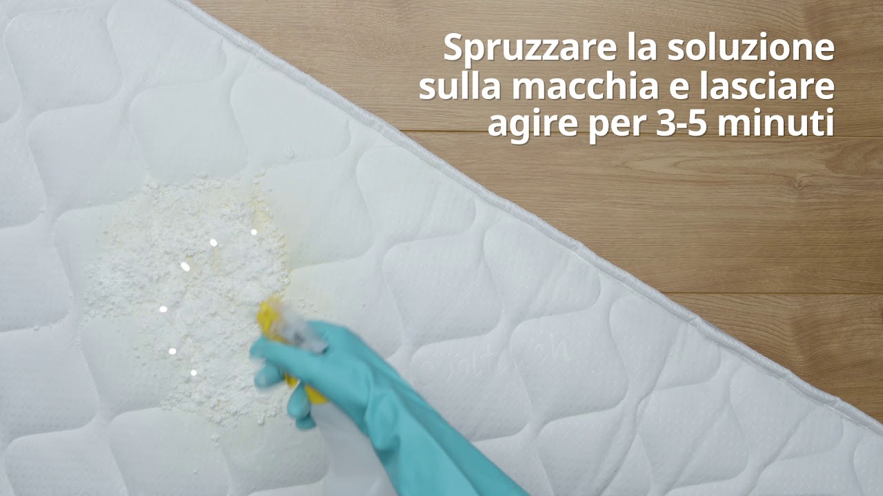 come togliere odore di pipi dal materasso