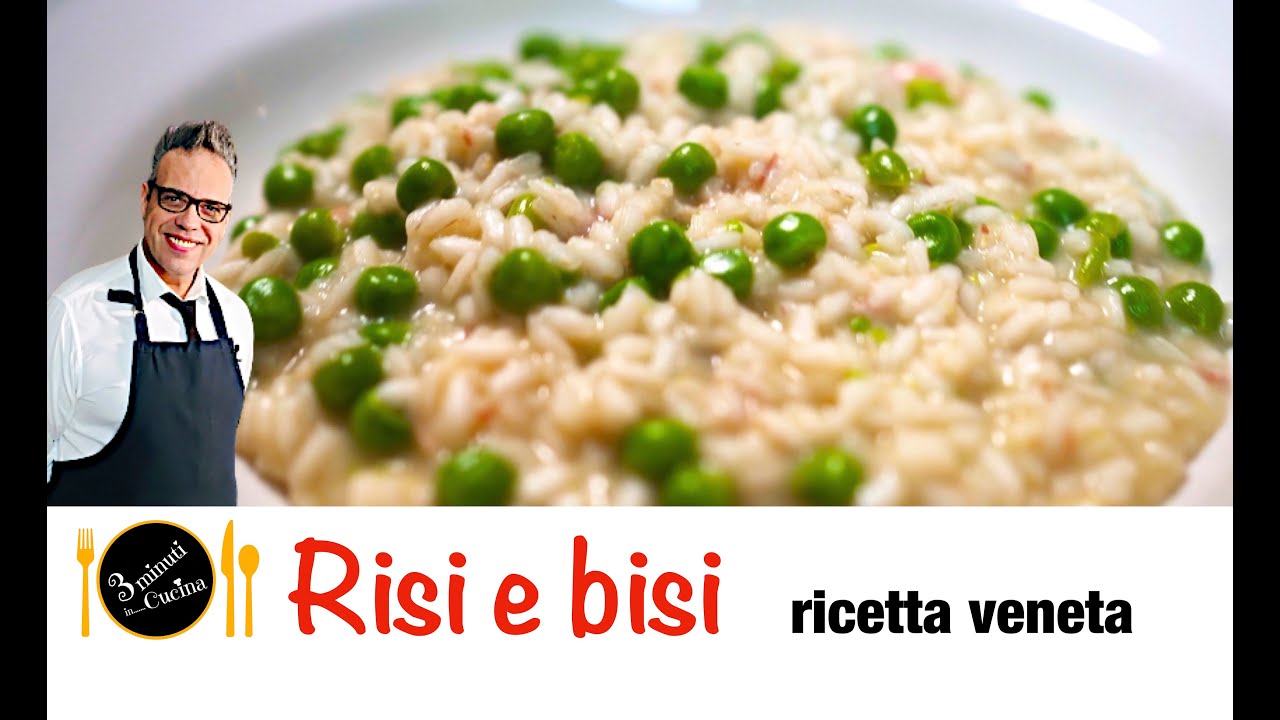 con i risi in un piatto veneto