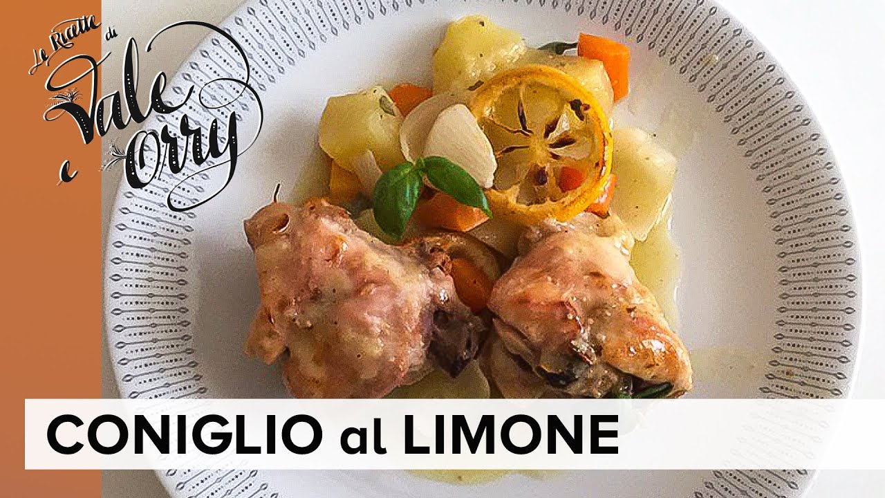 cosce di coniglio in padella al limone