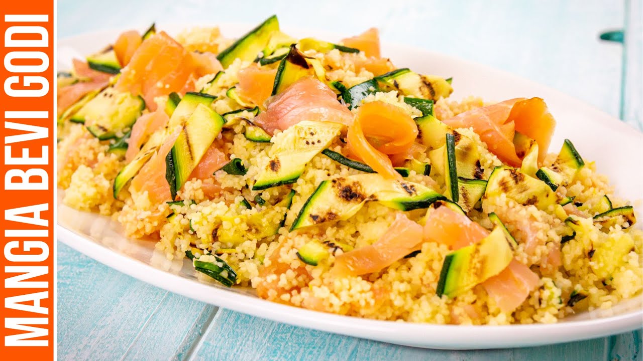 cous cous con salmone affumicato e limone