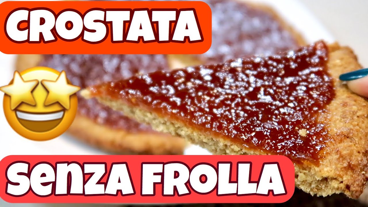 crostata con farina di avena e marmellata