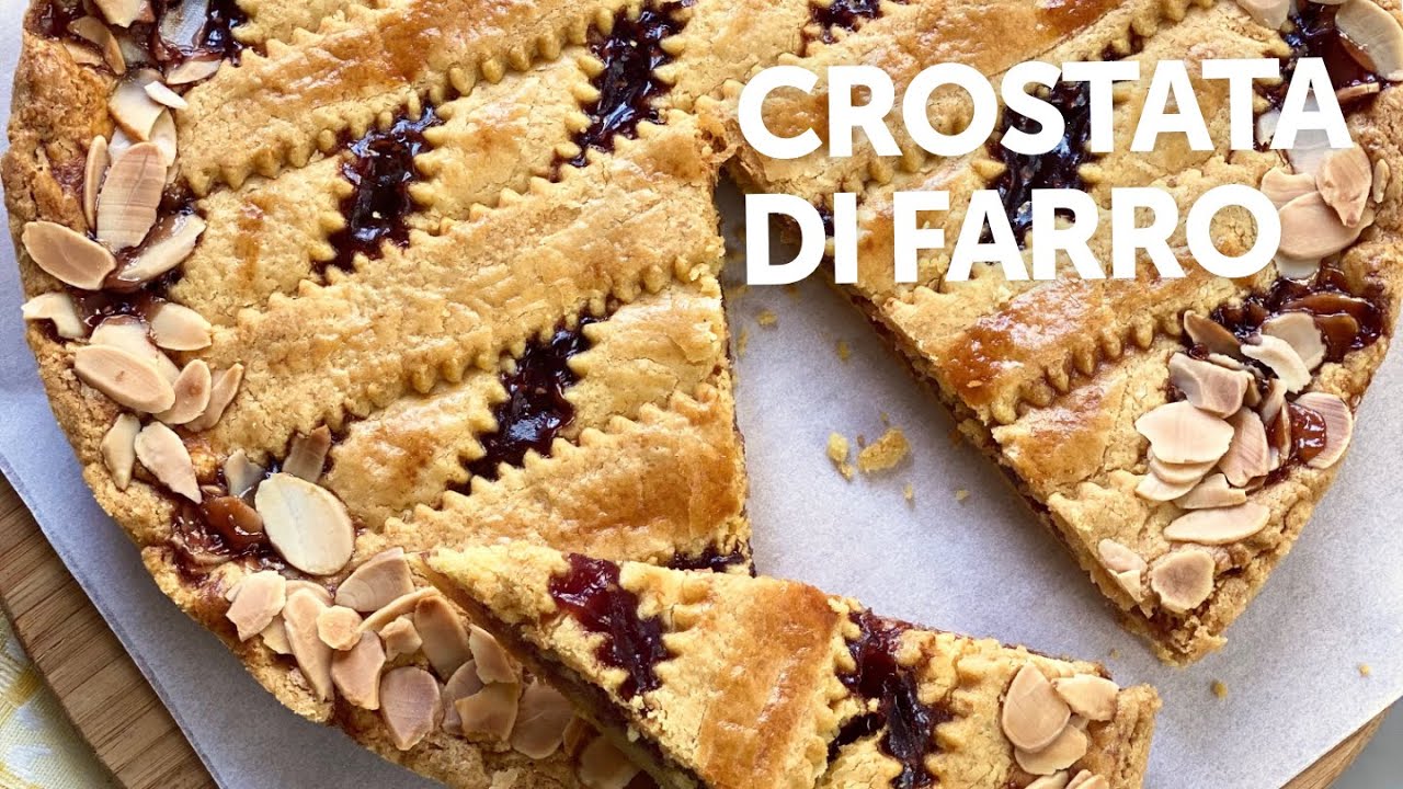 crostata con farina di farro senza burro
