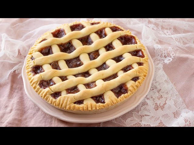 crostata con farina di riso e marmellata