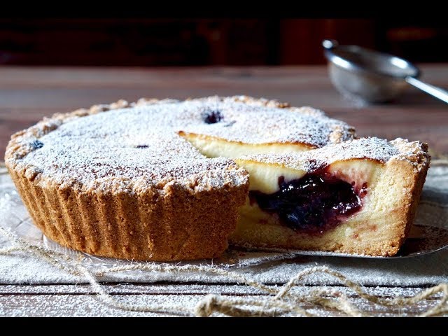 crostata morbida con crema al mascarpone