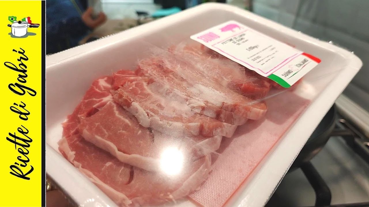fettine di prosciutto di maiale in padella