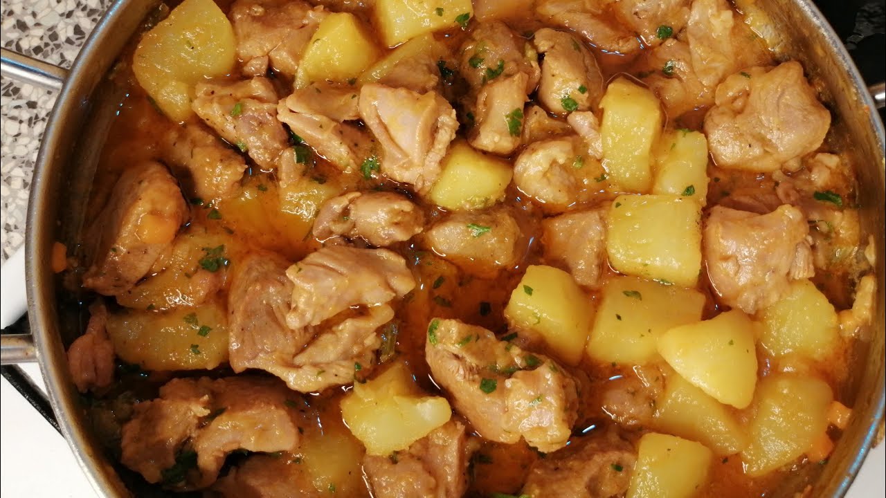 fettine di tacchino con patate in padella