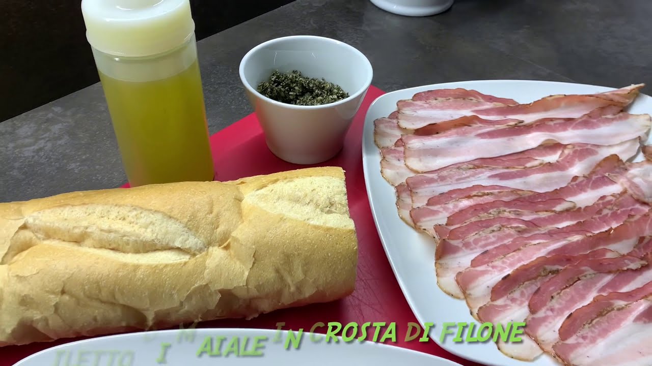 filetto di maiale dentro la baguette