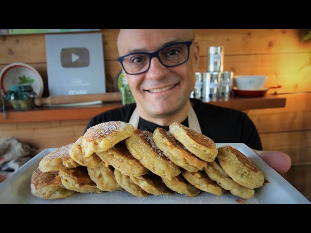 frittelle di mele in padella con yogurt