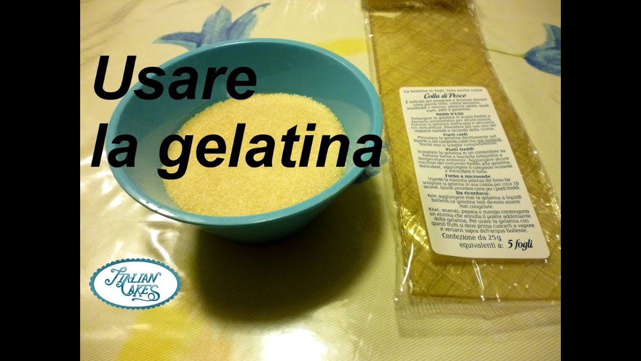 gelatina al limone colla di pesce