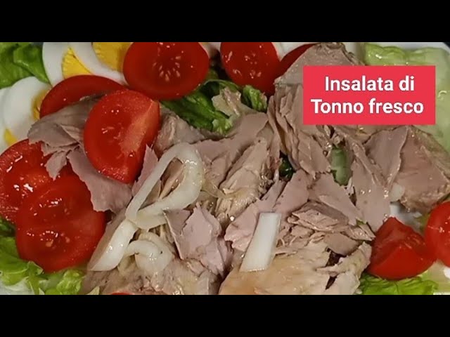 insalata di tonno fresco alla catalana