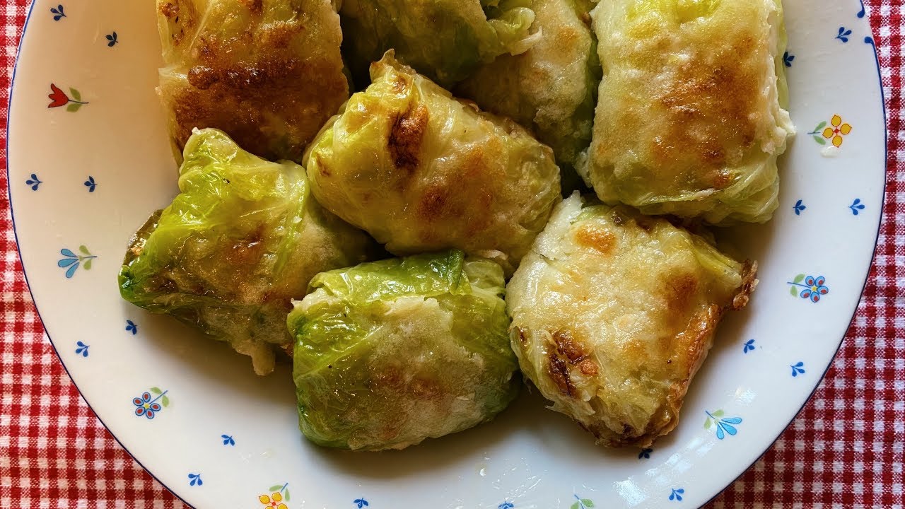 involtini di verza in friggitrice ad aria